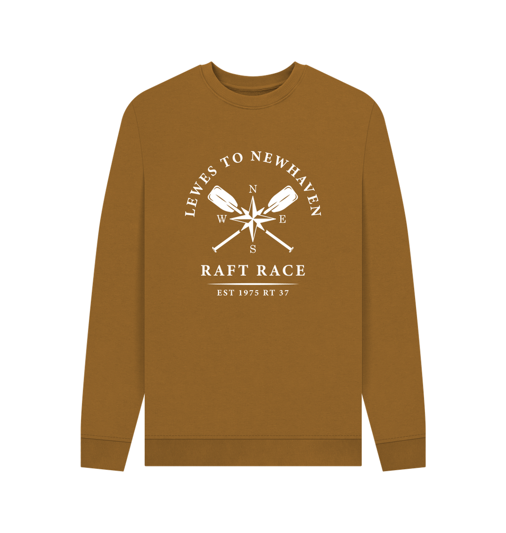 Brown Printed Sweater