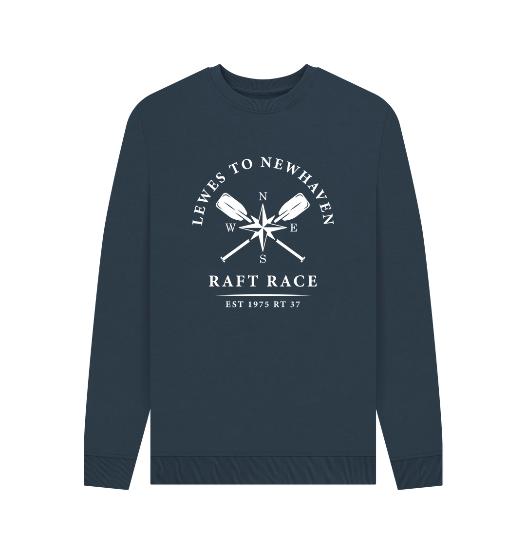 Navy Blue Printed Sweater