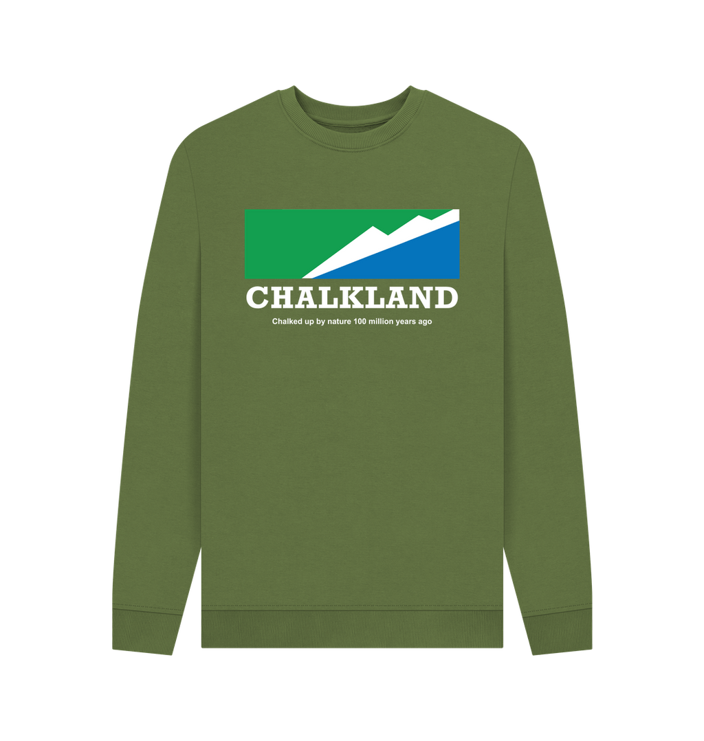 Khaki Printed Sweater