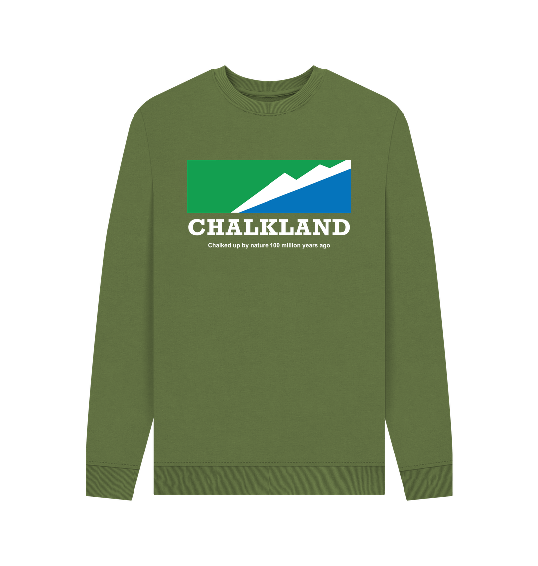 Khaki Printed Sweater