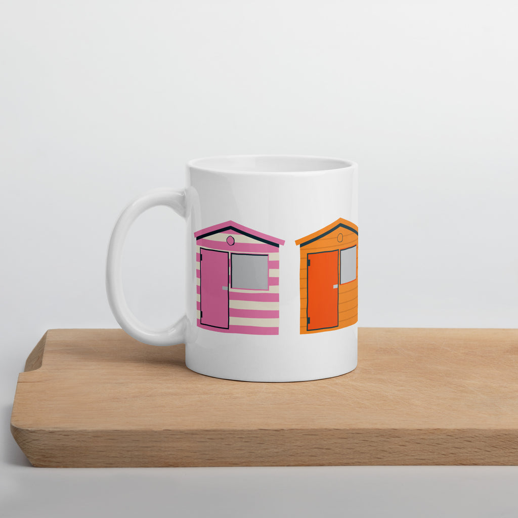 Beach Huts Mug